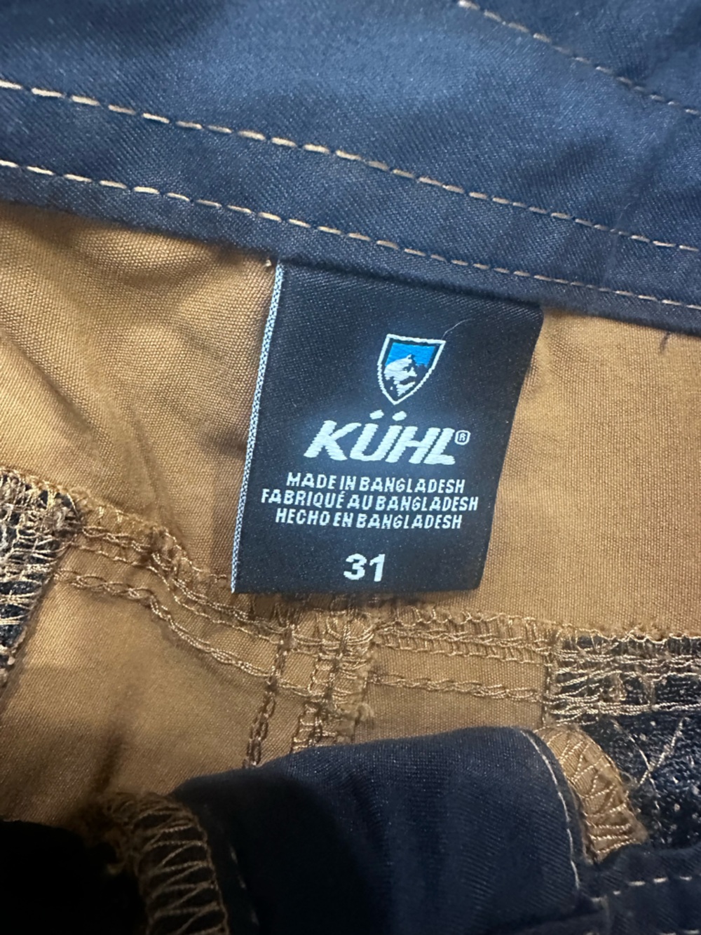 Kuhl Men's Shorts in Rust, Olive, Tan, and Gray - Pack - Picture 2 of 3
